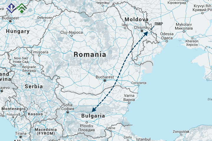 Автоперевозки грузов из Болгарии в ПМР